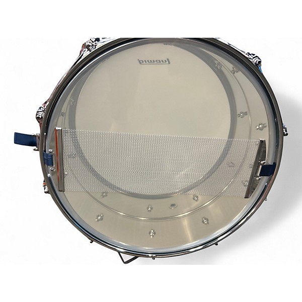Used Ludwig 14X8 Supralite Snare Silver Drum