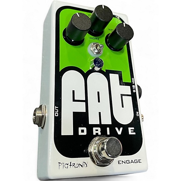 Used Pigtronix Fat Drive Tube Sound Overdrive Effect Pedal