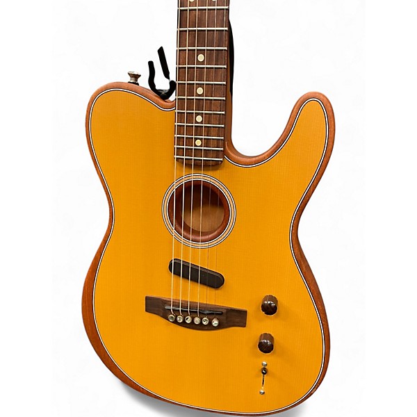 Used Fender Acoustasonic Telecaster 2 Color Sunburst Acoustic Electric Guitar