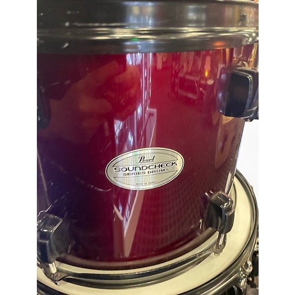 Used Pearl 5 Piece Soundcheck WINE Drum Kit