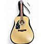 Used Fender DG10 Left Handed Natural Acoustic Guitar
