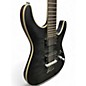 Used Schecter Guitar Research C1 Platinum Translucent Black Solid Body Electric Guitar
