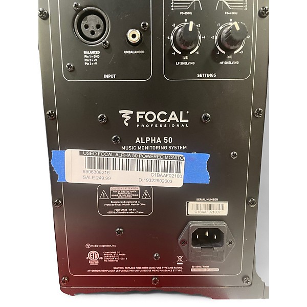 Used Focal ALPHA 50 Powered Monitor