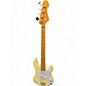 Used Vintage V4 Reissued Vintage Yellow Electric Bass Guitar thumbnail