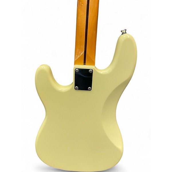 Used Vintage V4 Reissued Vintage Yellow Electric Bass Guitar