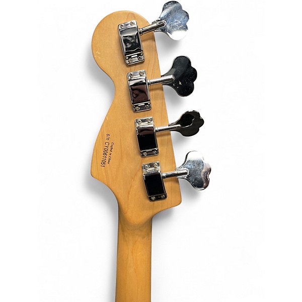 Used Squier Precision Bass Blue Electric Bass Guitar