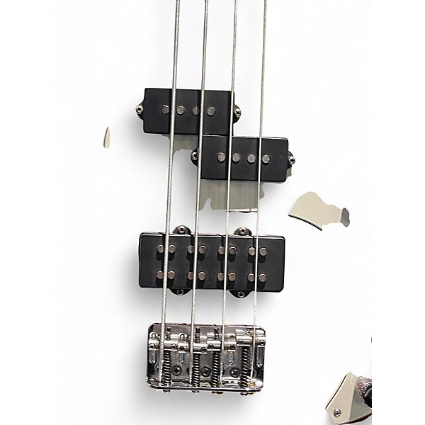 Used Fender American Deluxe Precision Bass RED Electric Bass Guitar