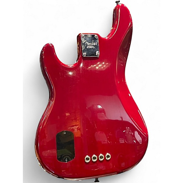 Used Fender American Deluxe Precision Bass RED Electric Bass Guitar