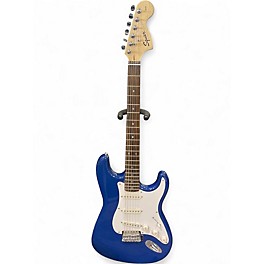 Used Squier Standard Stratocaster Blue Solid Body Electric Guitar