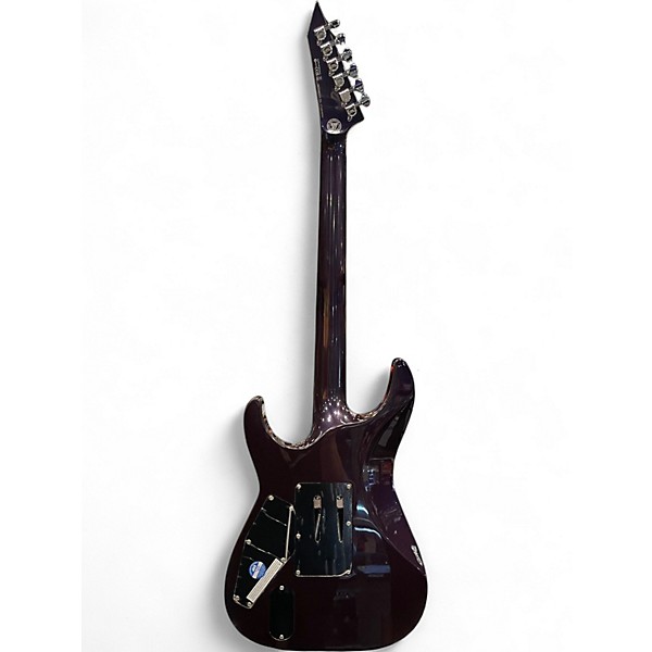 Used Ltd M1 CUSTOM Purple Solid Body Electric Guitar