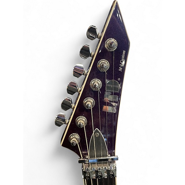 Used Ltd M1 CUSTOM Purple Solid Body Electric Guitar