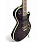 Used ESP LTD EC1000 FR Deluxe Purple Flame Solid Body Electric Guitar