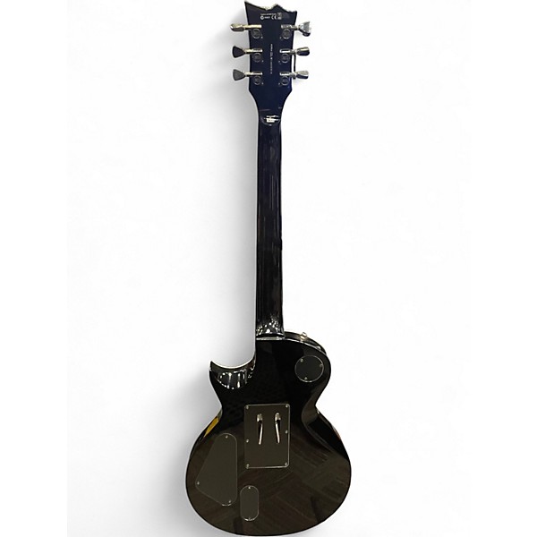 Used ESP LTD EC1000 FR Deluxe Purple Flame Solid Body Electric Guitar