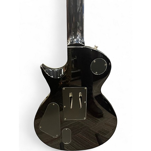 Used ESP LTD EC1000 FR Deluxe Purple Flame Solid Body Electric Guitar