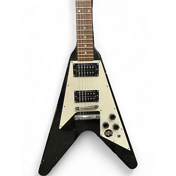 Used 1992 Gibson Flying V Black Solid Body Electric Guitar