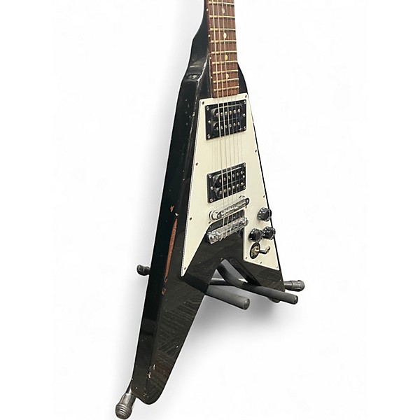 Used 1992 Gibson Flying V Black Solid Body Electric Guitar