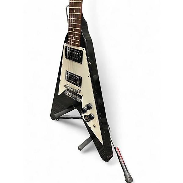 Used 1992 Gibson Flying V Black Solid Body Electric Guitar