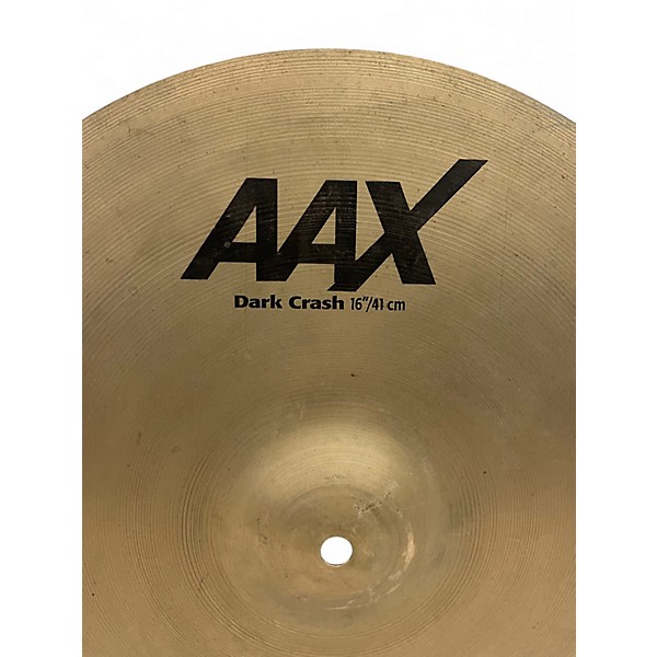 Used SABIAN 16in AAX Series Dark Crash Cymbal