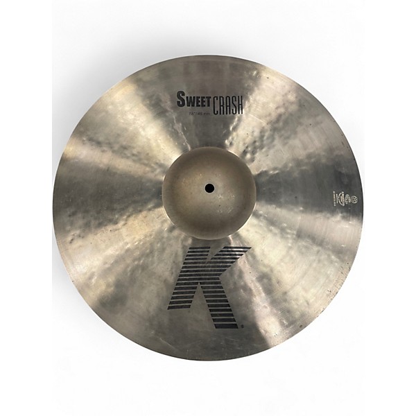 Used Zildjian 18in K Sweet Crash Cymbal