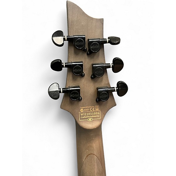 Used 2021 Schecter Guitar Research Omen Elite Natural Solid Body Electric Guitar