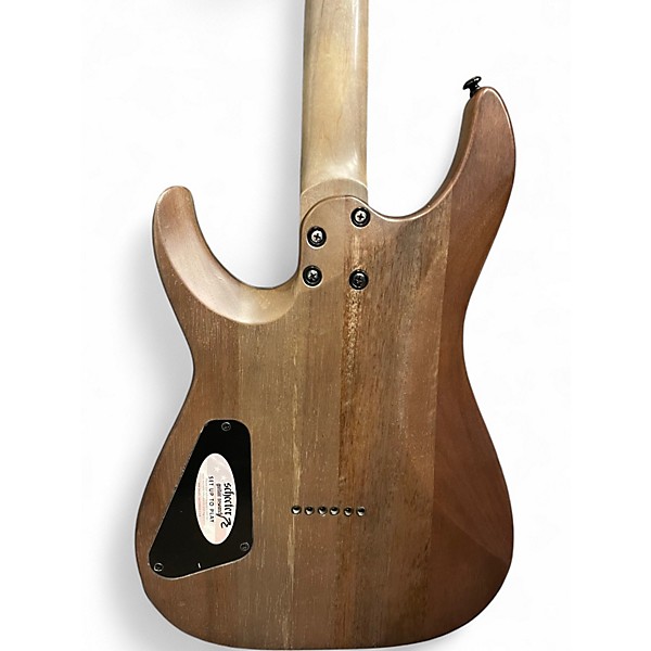 Used 2021 Schecter Guitar Research Omen Elite Natural Solid Body Electric Guitar