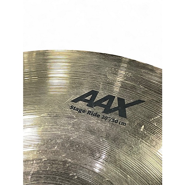 Used SABIAN 20in AAX Stage Ride Cymbal