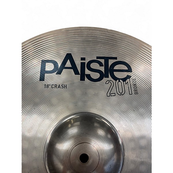 Used Paiste 18in 201 Bronze Cymbal