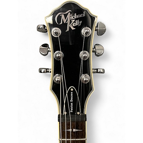 Used Michael Kelly Patriot Decree Coral Blue Solid Body Electric Guitar