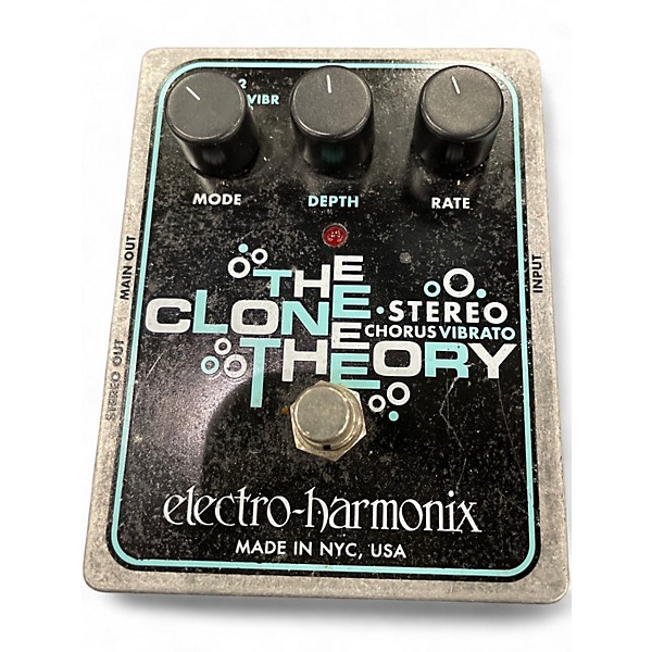 Used Electro-Harmonix XO Stereo Clone Theory Analog Chorus / Vibrato Effect Pedal