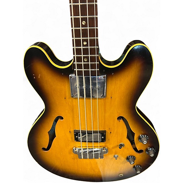 Vintage 1968 Epiphone EB232 RIVLOI Sunburst Electric Bass Guitar