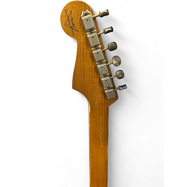 Used 2021 Fender Custom Shop Stratocaster HST Journeyman Relic Aged Candy Tangerine  Solid Body Electric Guitar