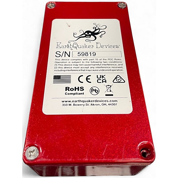 Used EarthQuaker Devices Plumes Small Signal Shredder Overdrive Effect Pedal