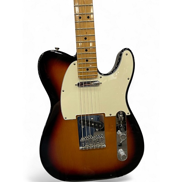 Used 2020 Fender Player Telecaster 3 Tone Sunburst Solid Body Electric Guitar