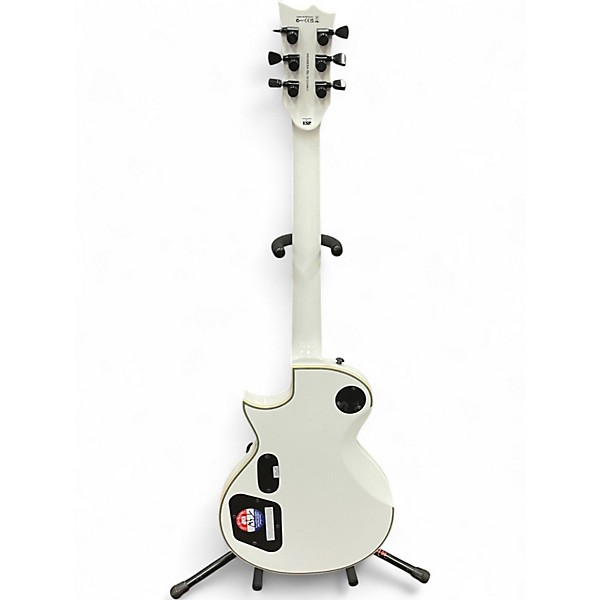 Used ESP LTD James Hetfield Signature Iron Cross Alpine White Solid Body Electric Guitar