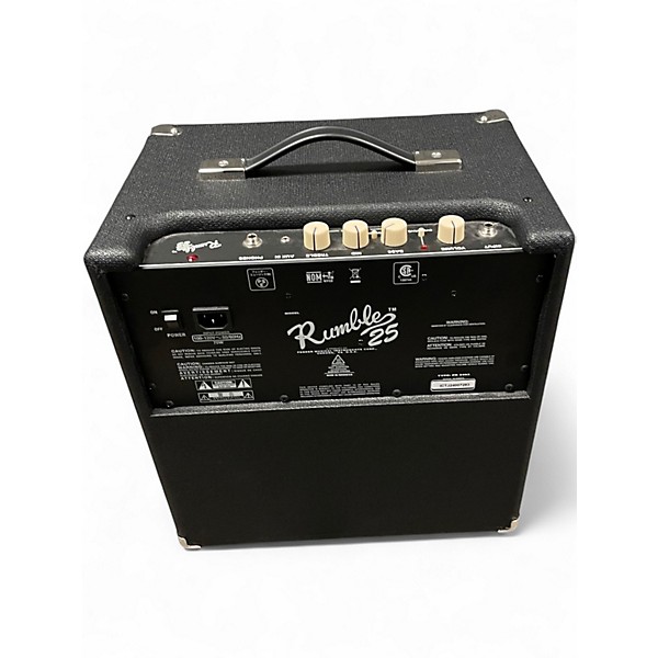 Used Fender Rumble 25 25W 1x8 Bass Combo Amp