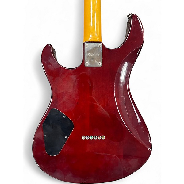 Used Yamaha Pacifica PAC611HFM Dark Red Burst Solid Body Electric Guitar
