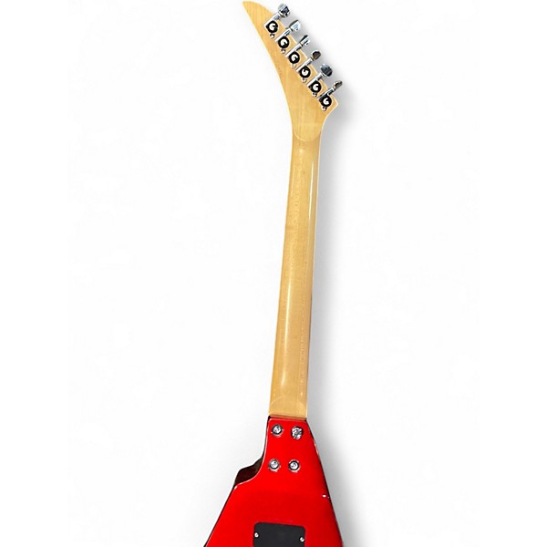 Used Kramer Charlie Parra Signature Vanguard Outfit Candy Apple Red Solid Body Electric Guitar