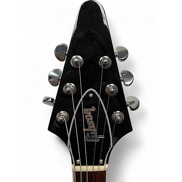Used Gibson 70'S FLYING V MIRROR BLACK Solid Body Electric Guitar