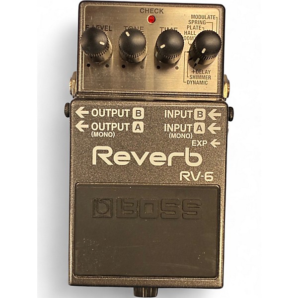 Used BOSS RV6 Digital Reverb Effect Pedal
