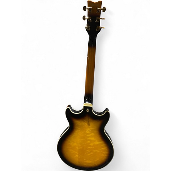 Used Ibanez AM93QM 2 Color Sunburst Hollow Body Electric Guitar
