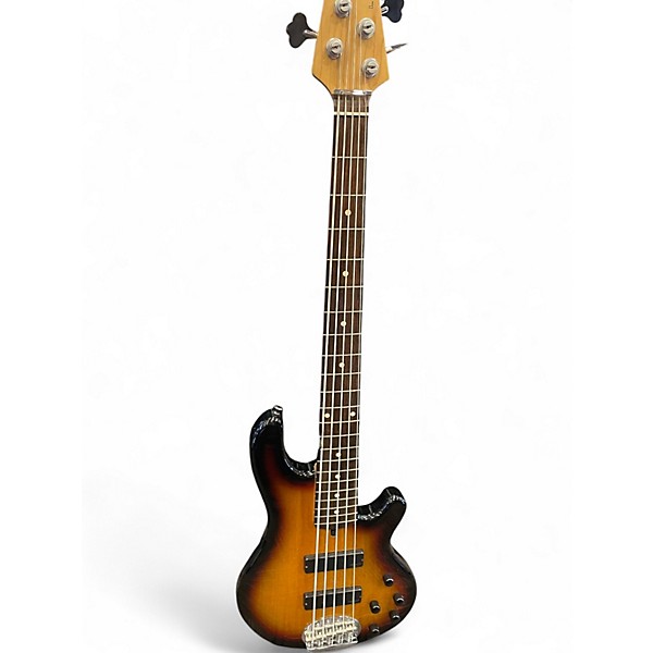 Used Lakland 55-01 Skyline Series 5 String 3 Color Sunburst Electric Bass Guitar