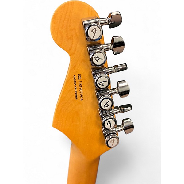 Used 2019 Fender American Ultra Stratocaster HSS 3 Color Sunburst Solid Body Electric Guitar