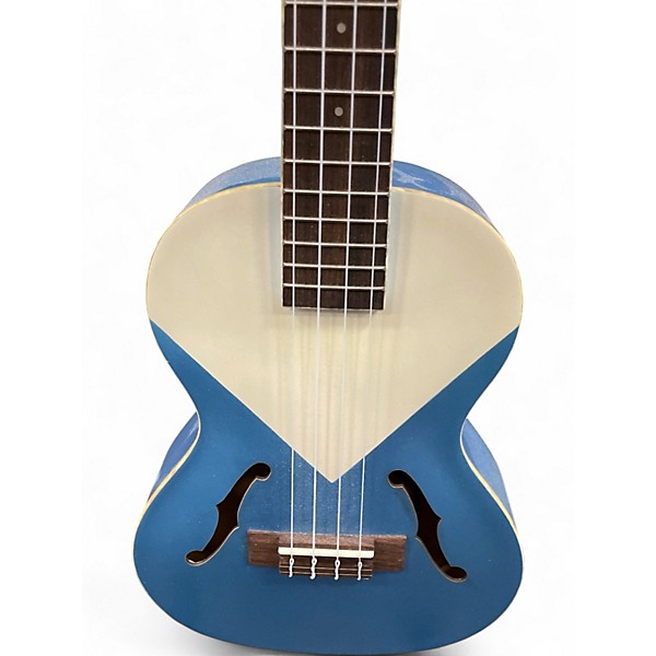 Used Kala KAJTE ARCH TOP AC/EL UKELELE Blue Ukulele
