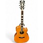 Used D'Angelico Premier Gramercy CS Vintage Natural Acoustic Electric Guitar thumbnail