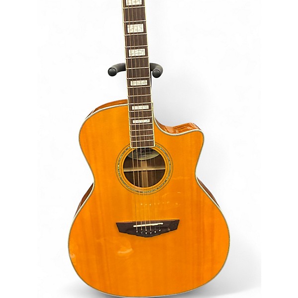 Used D'Angelico Premier Gramercy CS Vintage Natural Acoustic Electric Guitar