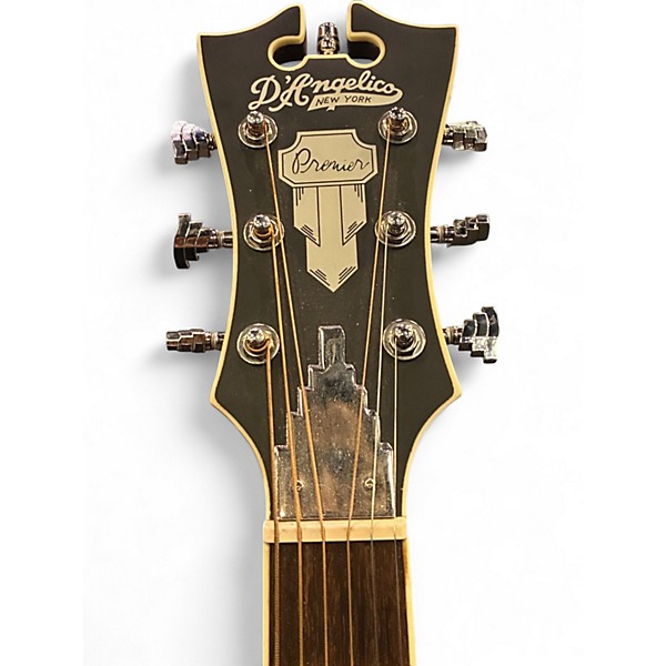 Used D'Angelico Premier Gramercy CS Vintage Natural Acoustic Electric Guitar