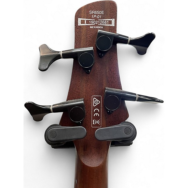 Used Ibanez SR650E Natural Electric Bass Guitar