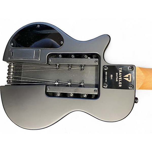 Used Travler  EG1 BLACKOUT Satin Black Solid Body Electric Guitar