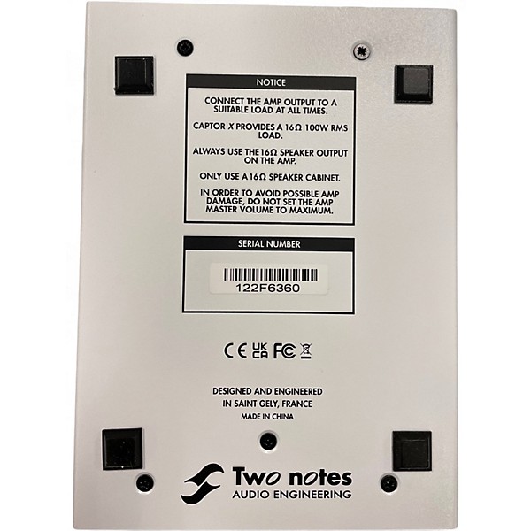 Used Two Notes AUDIO ENGINEERING TORPEDO CAPTOR X 16OHM Audio Converter