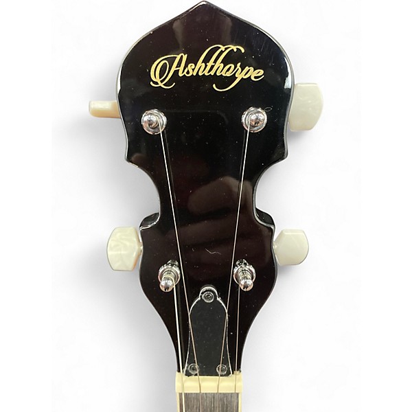 Used Ashthorpe 5 STRING BANJO CLOSED BACK Natural Banjo